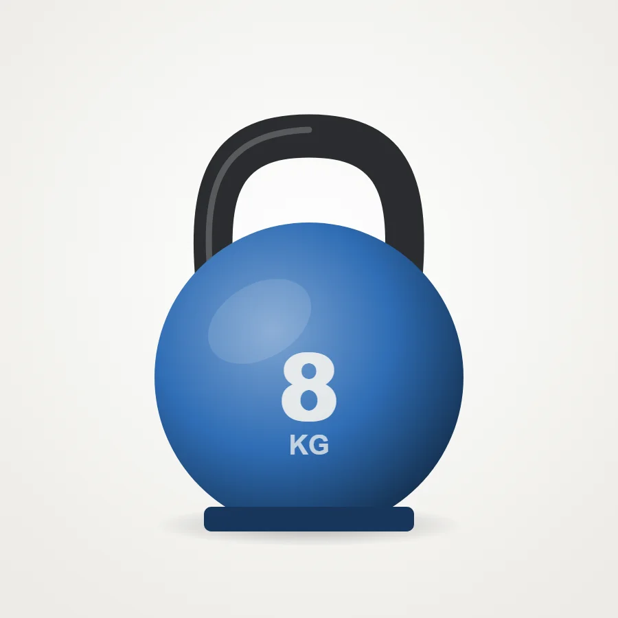 Ilustración: Kettlebell PROIRON con neopreno